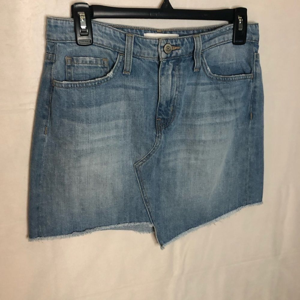 Flying Monkey Asymmetrical Denim Skirt 27